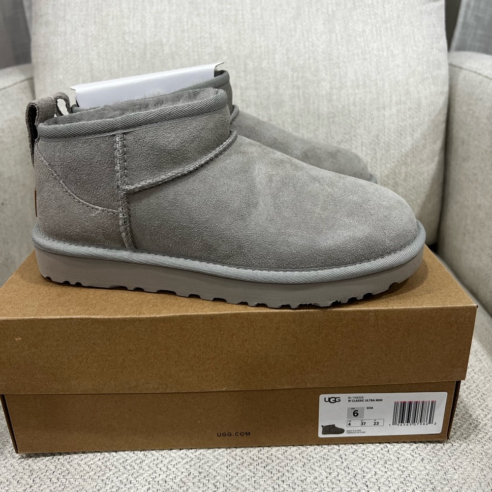 UGG Ultra Mini Size 6: Goat